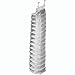 Ideaworks 82-3054TV Away Hanging Shoe Organizer, White, 15.5