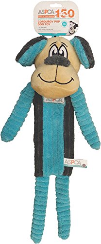 Bow Wow Pet ASPCA Corduroy Pup Dog Toy, Blue