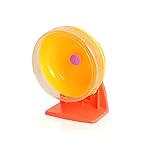 Generic Pet Exercise Silent Running Spinner Wheel Toy for Hamster Mouse Rat Mice Random Color