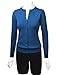 MBJ WSK781 Womens Keep It Classic Crew Neck Cardigan M Teal