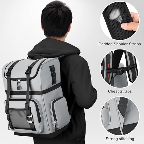 YOUNGOA Mochila Nevera Isotermica Grande, Doble Capa Impermeable Mochila Termica, Bolsa Picnic A Prueba de Fugas