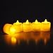 Midafon 24 Pcs LED Flameless Candles Votive Candles Flickering Tealight Candles Battery Operated Halloween Decoration