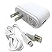 USB Power Adapter Wall Charger with USB Cable Travel Plug for Electric Massager