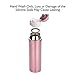 Insulated Stainless Steel Vacuum Travel Coffee Mug Leak Proof Bottle 16 Oz,Pink