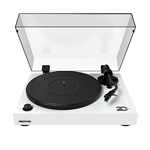 Fluance RT81 Elite High Fidelity Vinyl Turntable Record Player with Audio Technica AT95E Cartridge, Belt Drive, Built-in Preamp, Adjustable Counterweight, Solid Wood Plinth - White - Thumbnail 2
