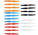 Hobbylane Drone Spare Parts Main Blades Props Propellers for Syma X8/X8C/X8W/X8G/X8HC/X8HW/X8HG Series RC Mini Quadcopter Toy Carbon Fiber Propellers CW/CCW For RC Multi-Copter