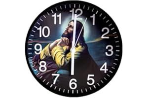 GENERIC The Prayer Clock 10" with Hourly Bible Passages Narrated by James Earl Jones, Wall-Mounted Religious Decor