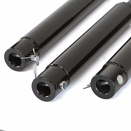SKEMiDEX---Post Hole Digger Auger Bit Extensions Compatible to 3/4 Shaft w/ 8" 12" & 20" 3/4" Shaft with pin attachment Die Cast Construction