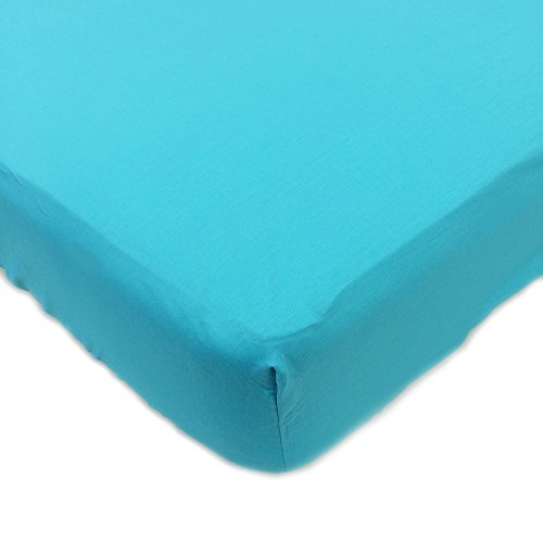 One Grace Place Magical Michayla Crib Sheet, Turquoise