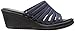 Skechers Cali Women's Rumblers Hot Shot Wedge Sandal, Navy, 8 B(M) US