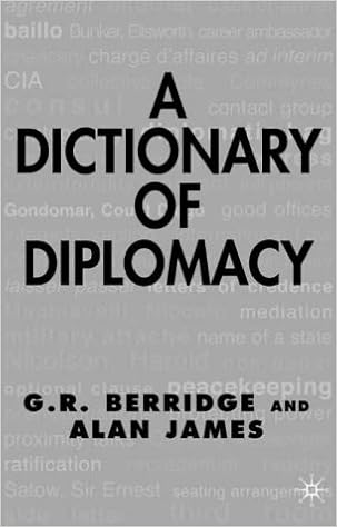 A Dictionary Of Diplomacy Amazon Co Uk Berridge G R James Alan 9780333764961 Books