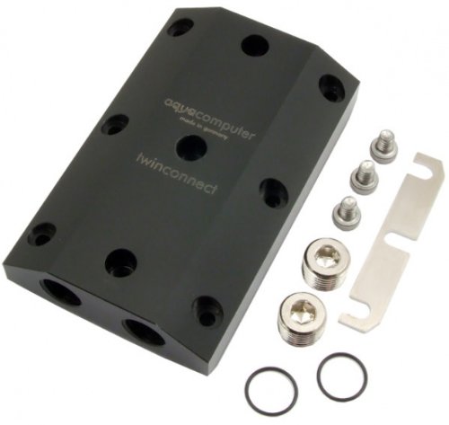 Aqua Computer twinConnect Hardware Cooling Accessory – Black
