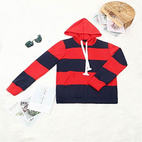 Women 2 Piece Sport Outfit Set Striped Long Sleeve Hoodie Sweatshirt Bodycon Pants Tracksuits Navy