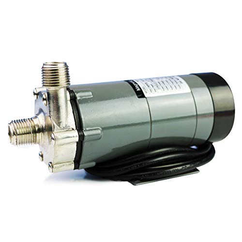 image for BACOENG Stainless Steel 115 Volt Inline Home Brewing System Beer Pump,