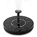 CINOTON Solar Fountain, Solar Powered Bird Bath Pump 1.4W Floating Solar Panel Fountain Water Pumps Kit Outdoor Birdbath Water Fountain Pump for Pond, Pool, Patio and Garden Decoration