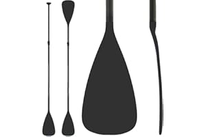 LBW SUP Paddle Board Paddle Stand up Paddleboard Paddles - 3-Piece or 4-Piece Floating Alloy Portable SUP Kayak Paddle Adjustable 2-Sided Paddle