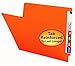 Smead Colored End Tab File Folder, Shelf-Master Reinforced Straight-Cut Tab, Letter Size, Orange, 100 per Box (25510)