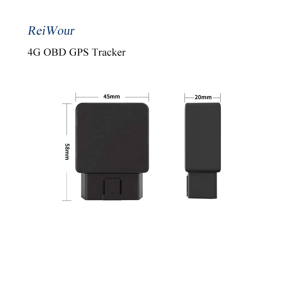 OBD2 Tracker One Month Subscription Included 4G OBD GPS Tracker for Vehicles Car Tracker Device Hidden OBD Tracker Fleet GPS Tracker