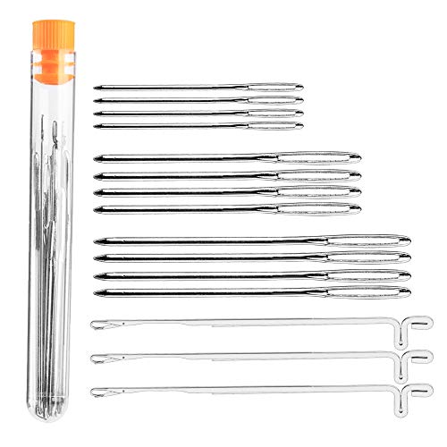 2 Large+Eye+Knitting+Stainless+Finishing+Projects