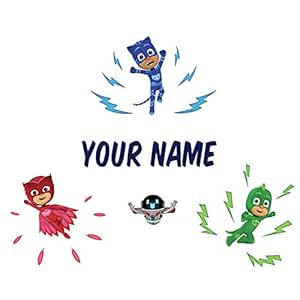 Amazon Com Pj Masks Personalized Kids Name Wall Decal Baby