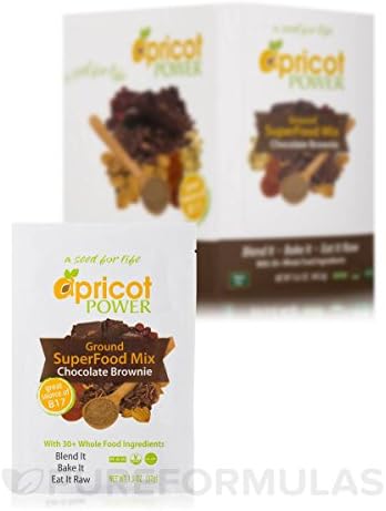 Apricot Seed-Infused Superfood Mix - Chocolate Brownie 1.3oz - 12 Pack (1.3 oz 12-Pack)