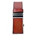 Vbiger Letter Buckle Men's Dress Belt Ratchet Belt 35mm Wide Strap (one size, Brown Plate)