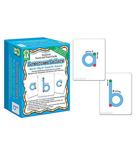 Carson-Dellosa Key Education Textured Touch And Trace: Lowercase Manipulative (846012)