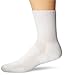 Thorlos Unisex WX Walking Thick Padded Crew Sock, White, Medium