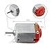 Micro 130 DC 3V Motor, DROK 10pcs DC 3-6V 16500 RPM Cars Toys Electric Motor, High Speed Torque DIY Remote Control Toy Car Hobby Motor, Metal Car Engine Motor Kit for Toys Models DIY