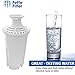 Fette Filter – Pack of 6 Water Replacement Filters Compatible with Standard Brita Water Pitchers