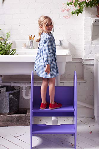 Little-Partners-Adjustable-Height-Growing-Step-Stool-Wooden-Non-Tip-Design-Step-Stool-with-3-Position-Height-Adjustment-for-Both-Toddlers-Adults-Supports-Up-to-150lbs-Lilac