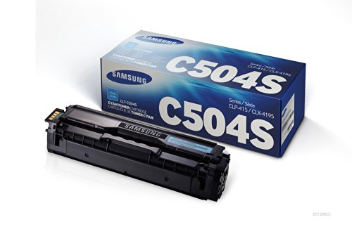 Samsung Electronics CLT-C504S Toner for CLP-415NW, CLX-4195FW, SL-C1810W, SL-C1860FW, Cyan