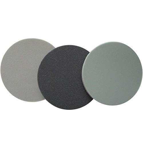 5 Inch 125mm Round Sponge Sanding Disc Sandpaper Hook and Loop 300-3000 Grits for Polishing & Grinding (Pack of 12)