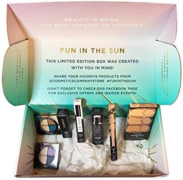 Smashbox Makeup Set! Includes Highlighter Palette, 2 Eyeshadow Palette, Face Primer Stick, Eyeliner, Lipstick, Foundation Primer & Eyeshadow Primer! Choose From Summer Sun or Summer Fun! (Summer Fun)