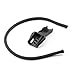 25 Premium Zipper Pull Cord Ends | Made in USA | Make Your Own Paracord Craft & Accessory Cord Projects | DIY Replacement Zipper Fixer (Black)