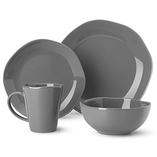 Le Tauci Single Dish Set 4 Piece Ceramic Dinnerware Set, Place Setting