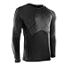 Padded Compression Shirts, Chest Protector Heart Guard Sternum Protection for Soccer Paintball Football Basketball Cycling Hockey, Long Sleeve Sports Tranning Undershirt for Men Youth Adult Goalkeeper