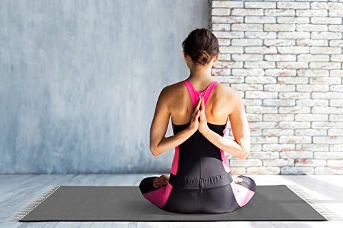 Native-Fab-Non-Slip-Yoga-Rug-Mat-Cotton-Large-60x182-Centimeter-Gym-Fitness-Workout-Mat-for-Hot-Yoga-Pilates-Power-Yoga