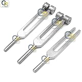 TUNING FORK SET OF 3 C512, C256, C128 G.S INSTRUMENTS