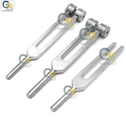 TUNING FORK SET OF 3 C512, C256, C128 G.S INSTRUMENTS