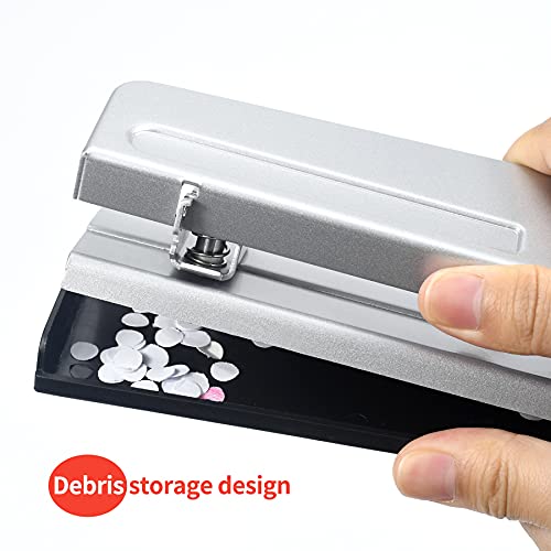 Weibo Heavy Duty 3Hole Punch Tool, Hand Held Commercial Effortless