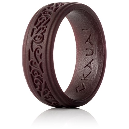 KAUAI - Silicone Wedding Rings - Largest Leading Brand, from The Latest Artist Design Innovations to Leading-Edge Comfort: Pro-Athletic Ring Elegance Collection for Men and Women