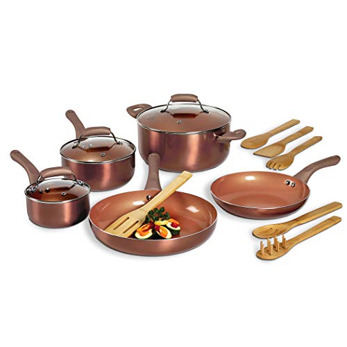 Essential Home by Basic Essentials NonStick Oven Safe Aluminum Copper