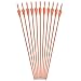 NIKA ARCHERY Fiberglass Arrows Youth Kids Practise Recurve Bows Compound Bow Shooting 12 pcs 26 inch Shafts