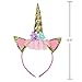 Unicorn Headband-Unicorn Party Supplies & Unicorn Gifts, Unicorn Horn Headband Gold