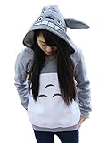 Sorrica Cartoon Anime Totoro Casual Hoody Sweatshirt for Teens