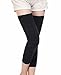 BESTCYC Unisex Women Men's Cashmere Wool Knee Brace Pads Winter Warm Thermal Knee Warmers Thicken Lengthen Breathable Elastic Knees Sleeves for Winter Cold Weather Knees Protection