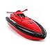 DeXop -Babrit F1 Works In Water RC Boat Remote Control Boat-Red