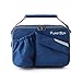 PlanetBox ROVER Eco-Friendly Stainless Steel Bento Lunch Box with 5 Compartments for Adults and Kids - Blue Carry Bag with Dinosaurs Magnets