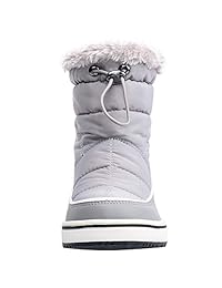 ALEADER - Botas de nieve para mujer, impermeables, de rizo